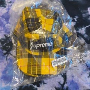 Supreme washed chino twill camp cap